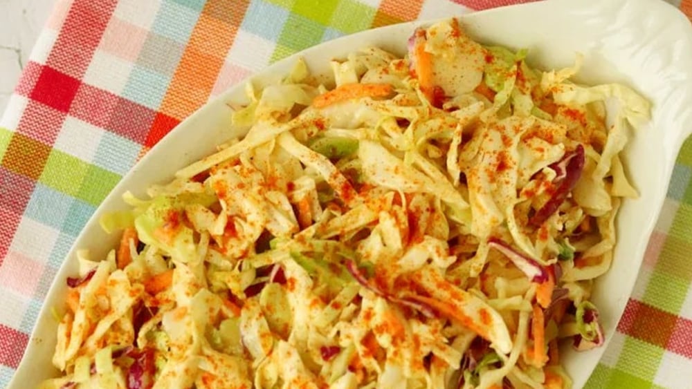 Carolina Gold Charred Coleslaw — getsaucedinc